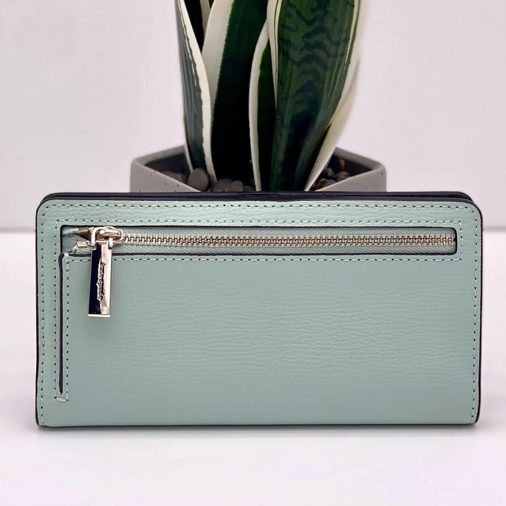Kate Spade Darcy Large Slim Bifold Wallet Seawater Multi